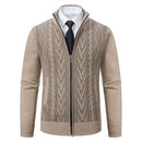 Casaco Masculino Casual De Inverno De Malha - Promoção de Inverno 2025
