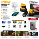 Inversor de Energia 200W para Eletrodomésticos – USB, Tipo-C e Luz LED